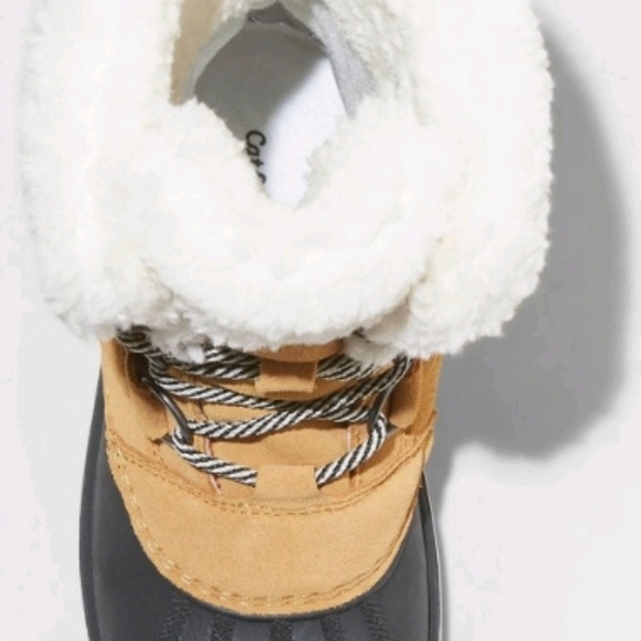 Kids' Kit Lace-Up Winter Boots - Cat & Jack. Size 1. - Picture 6 of 6